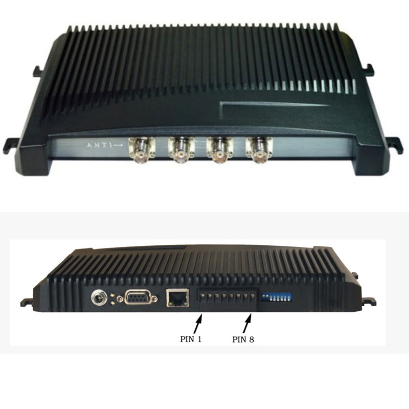 ISO18000 6C 4Ports UHF RFID Fixed Reader NR-8604