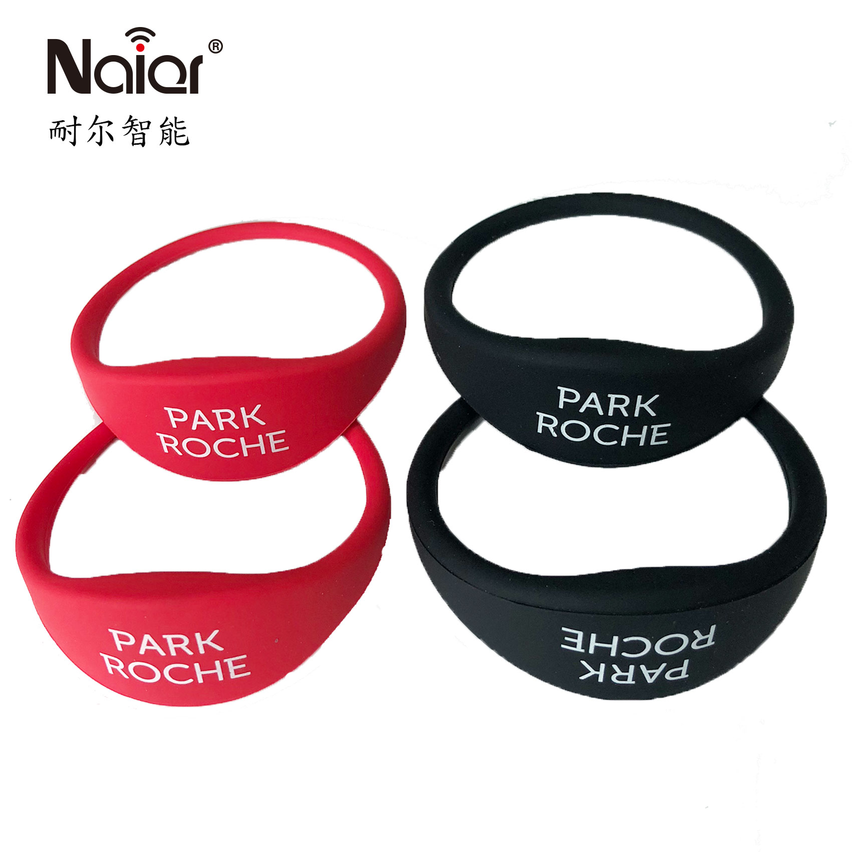 ISO14443A 13.56Mhz RFID SILICONE Wristband