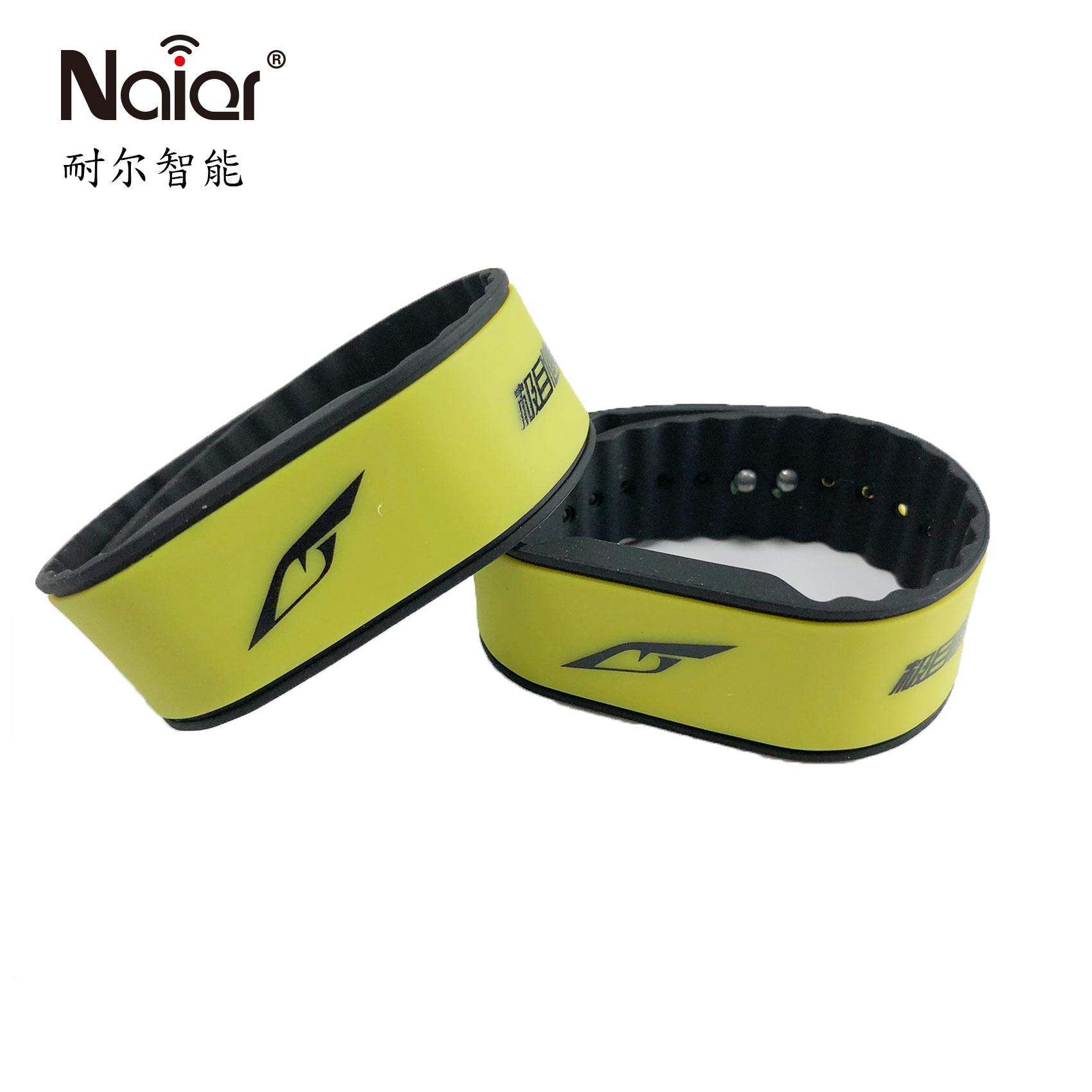 Adjustable  RFID Silicone wristband LF/HF/UHF