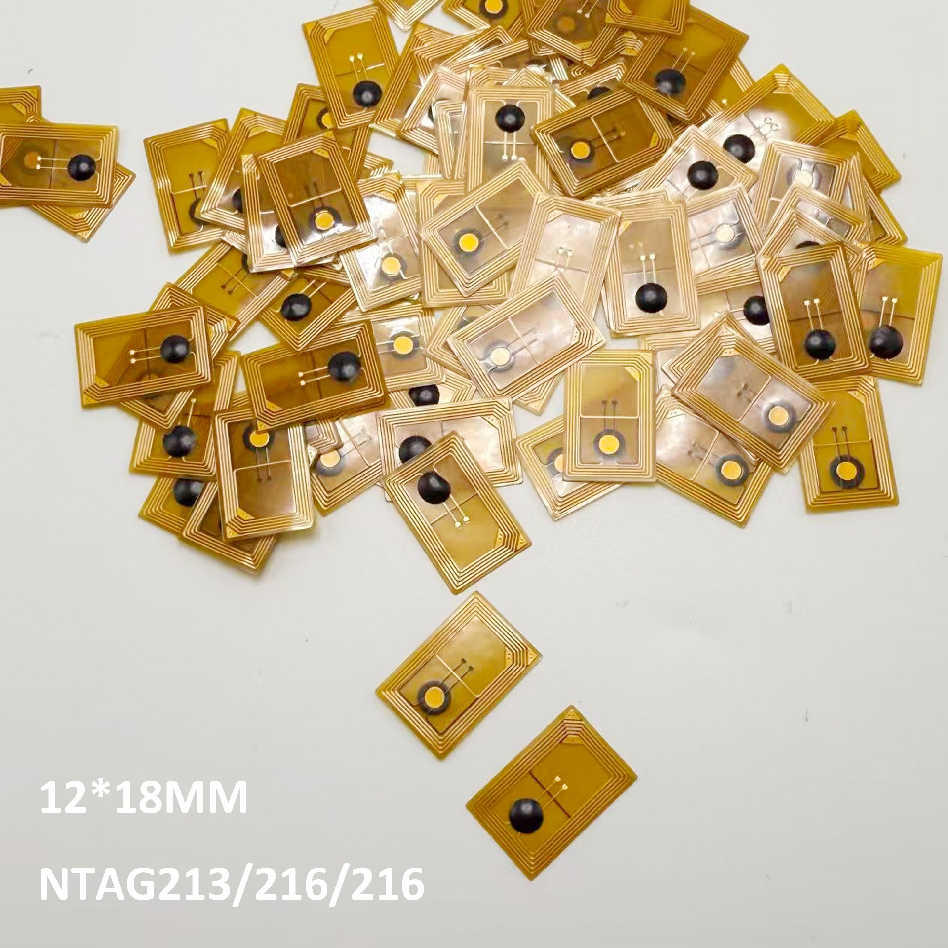 12*18MM NTAG213 NFC Soft  PFC Tag for Elastic wristband