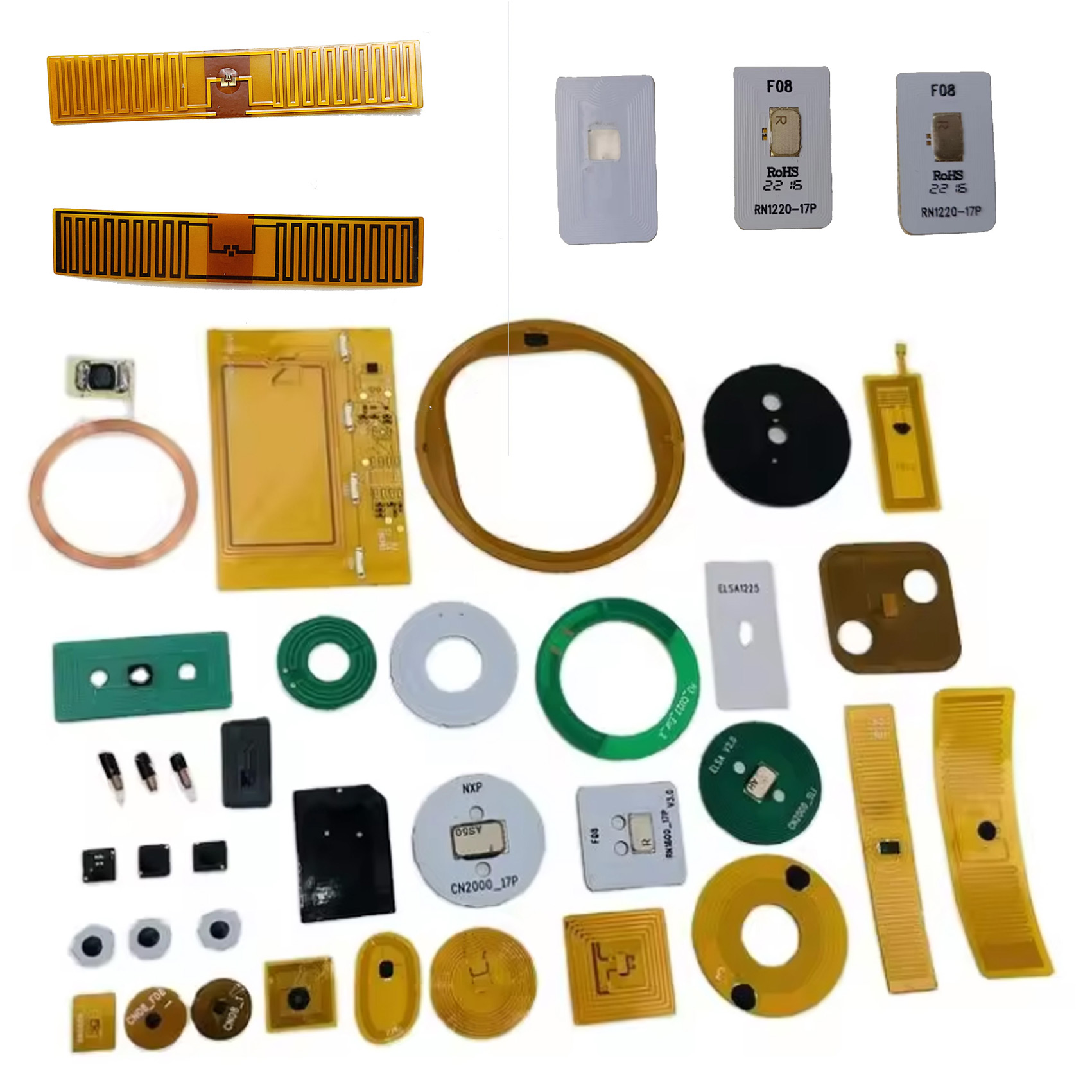 Micro RFID Flexible Printed Circuits for Electronic Packaging