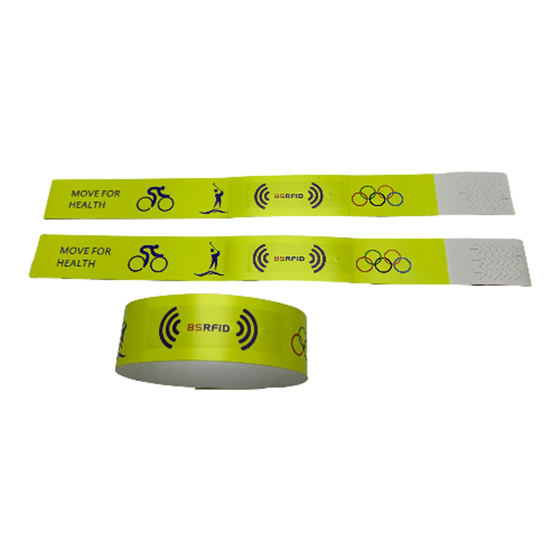 Disposable Amusement Park Access Entrance Ticket Waterproof Events Wristband