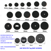 UHF RFID /NFC RFID PPS Laundry Tag